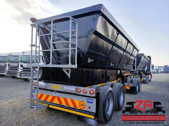 2018 AFRIT 45 CUBE SIDE TIPPER TRAILER #52938
